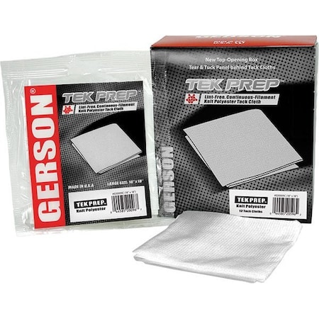 Gerson Tack Cloth, Ultra Prep XL, 18x18, Medium Tack, 12-Count, Case of 12, 144PK 020008G